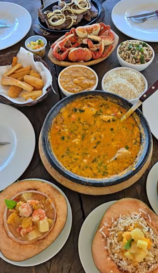 pratos parati praia e cozinha
