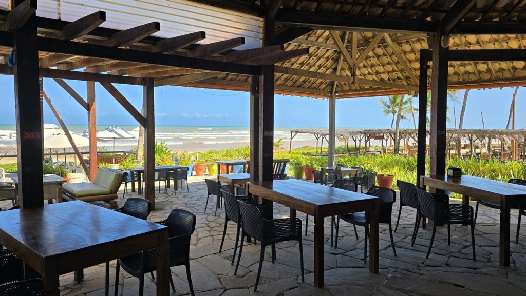 Estrutura restaurante parati area interna